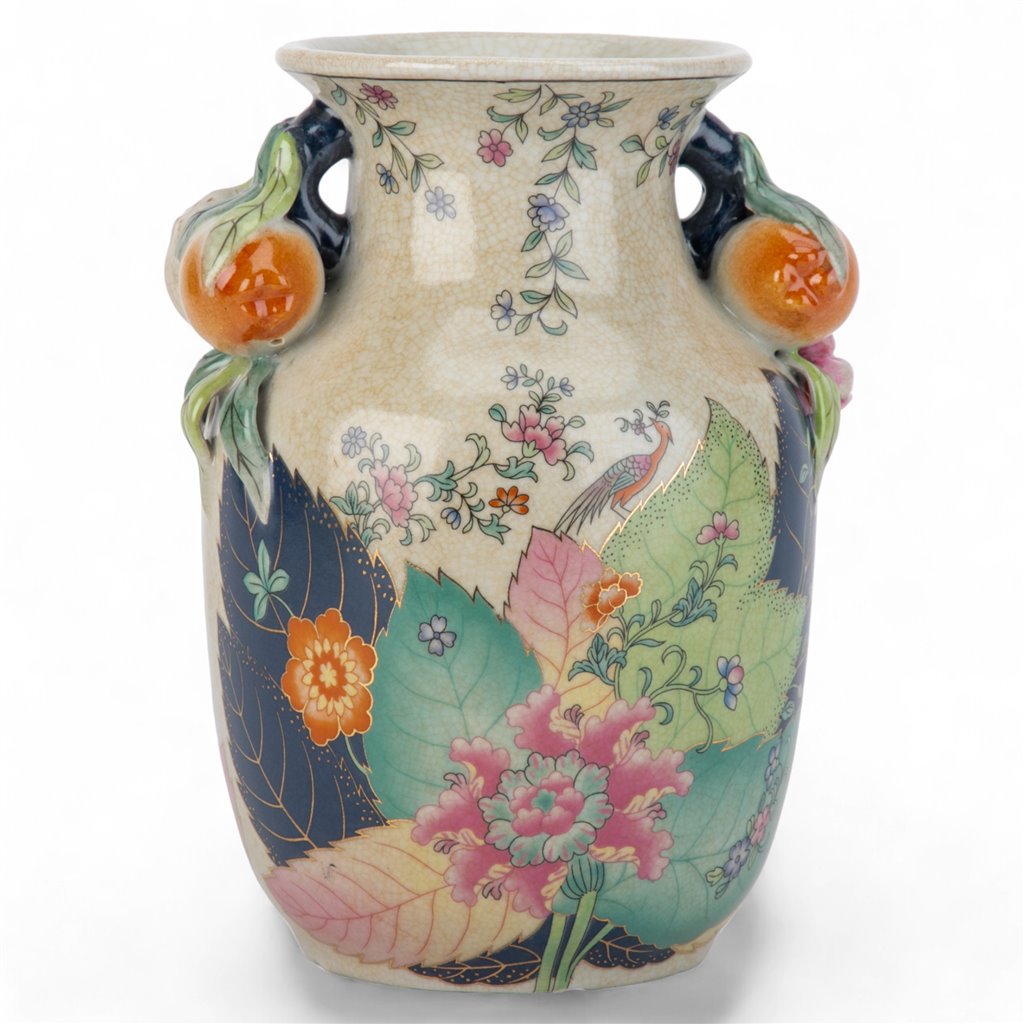 Danny's Fine Porcelain Porcelain Small Vase - Tobacco Leaf (predrilled Hole)