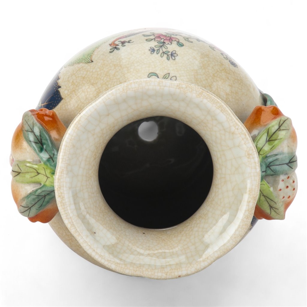 Danny's Fine Porcelain Porcelain Small Vase - Tobacco Leaf (predrilled Hole)