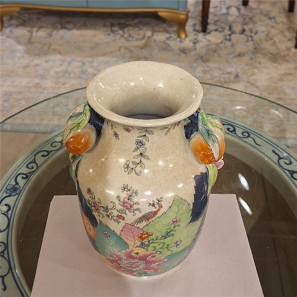 Danny's Fine Porcelain Porcelain Small Vase - Tobacco Leaf (predrilled Hole)