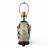 Danny's Fine Porcelain Porcelain Small Lamp - Tobacco Leaf (wood Base)