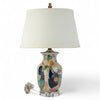 Danny's Fine Porcelain Porcelain Small Lamp - Tobacco Leaf (acrylic Base)