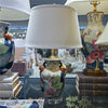 Danny's Fine Porcelain Porcelain Small Lamp - Tobacco Leaf (acrylic Base)