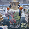 Danny's Fine Porcelain Porcelain Small Lamp - Tobacco Leaf (acrylic Base)