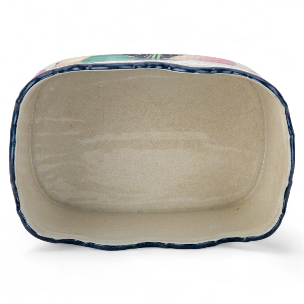 Danny's Fine Porcelain Porcelain Planter - Tobacco Leaf
