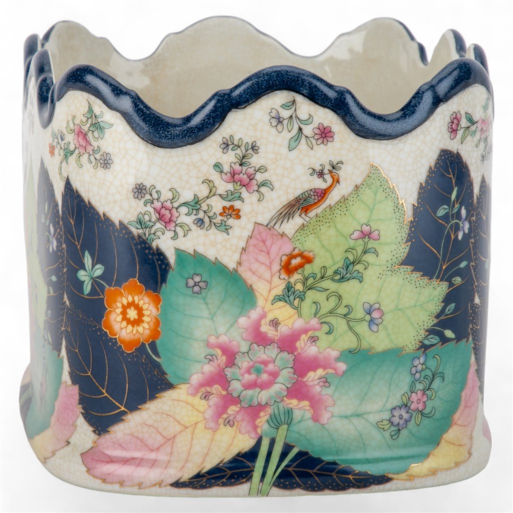 Danny's Fine Porcelain Porcelain Planter - Tobacco Leaf