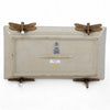 Danny's Fine Porcelain Porcelain Tray with Bronze Dragonfly - Tobacco Leaf