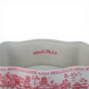 Danny's Fine Porcelain Porcelain Oval Basin with Ormolu Handles-Pink and White Willow