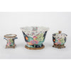 Danny's Fine Porcelain Porcelain Cachepot with Ormolu Base-Tobacco Leaf A Vibrant Porcelain Cachepot