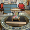 Danny's Fine Porcelain Porcelain Cachepot with Ormolu Base-Tobacco Leaf A Vibrant Porcelain Cachepot