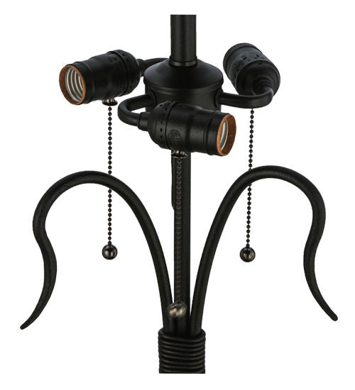 28" High Metro Fusion Marina Glass Table Lamp