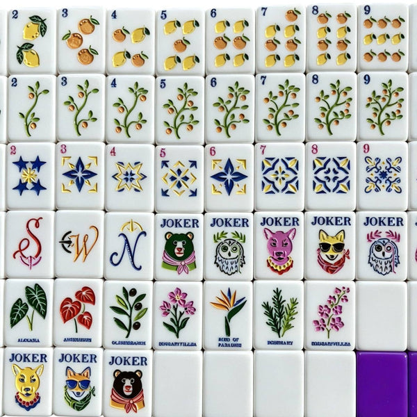 Citrus Grove Mahjong Tile Set