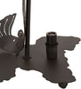21.5" High Leaping Trout Table Lamp