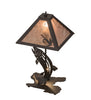 21.5" High Leaping Trout Table Lamp