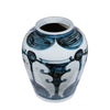 Legend of Asia Blue And White Abstract Painting Jar