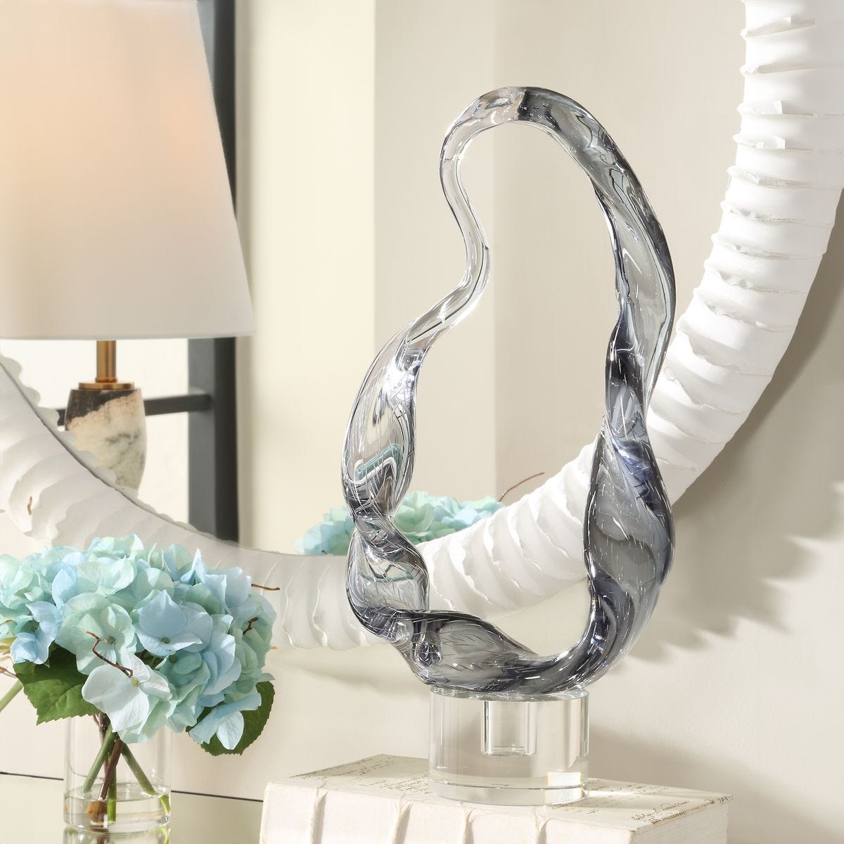 Uttermost Luminous Twist Sculpture - CLOSEOUT