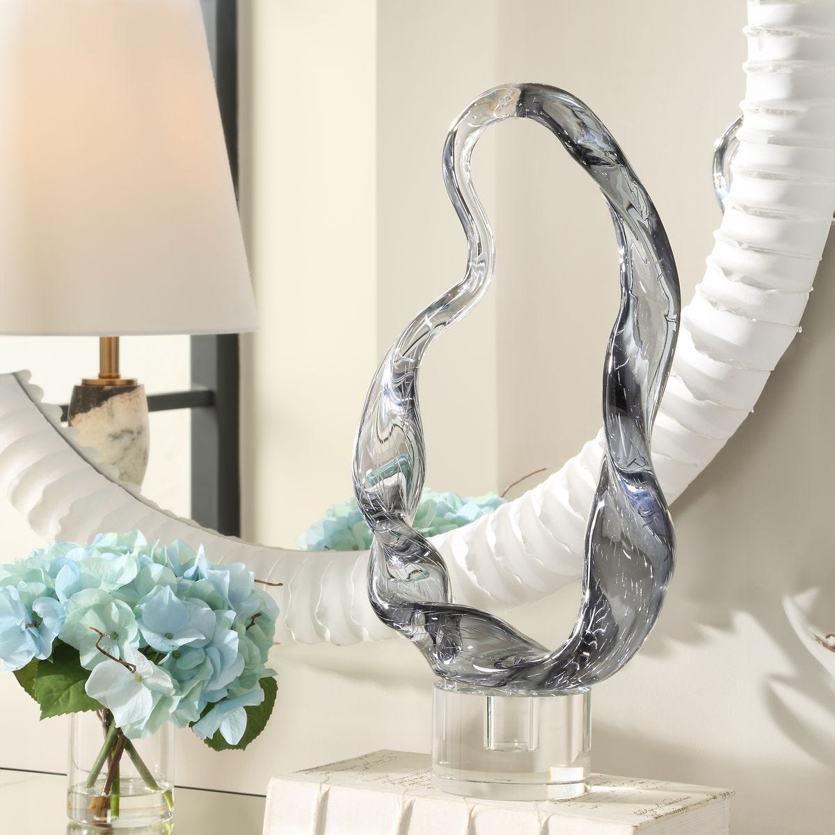 Uttermost Luminous Twist Sculpture - CLOSEOUT