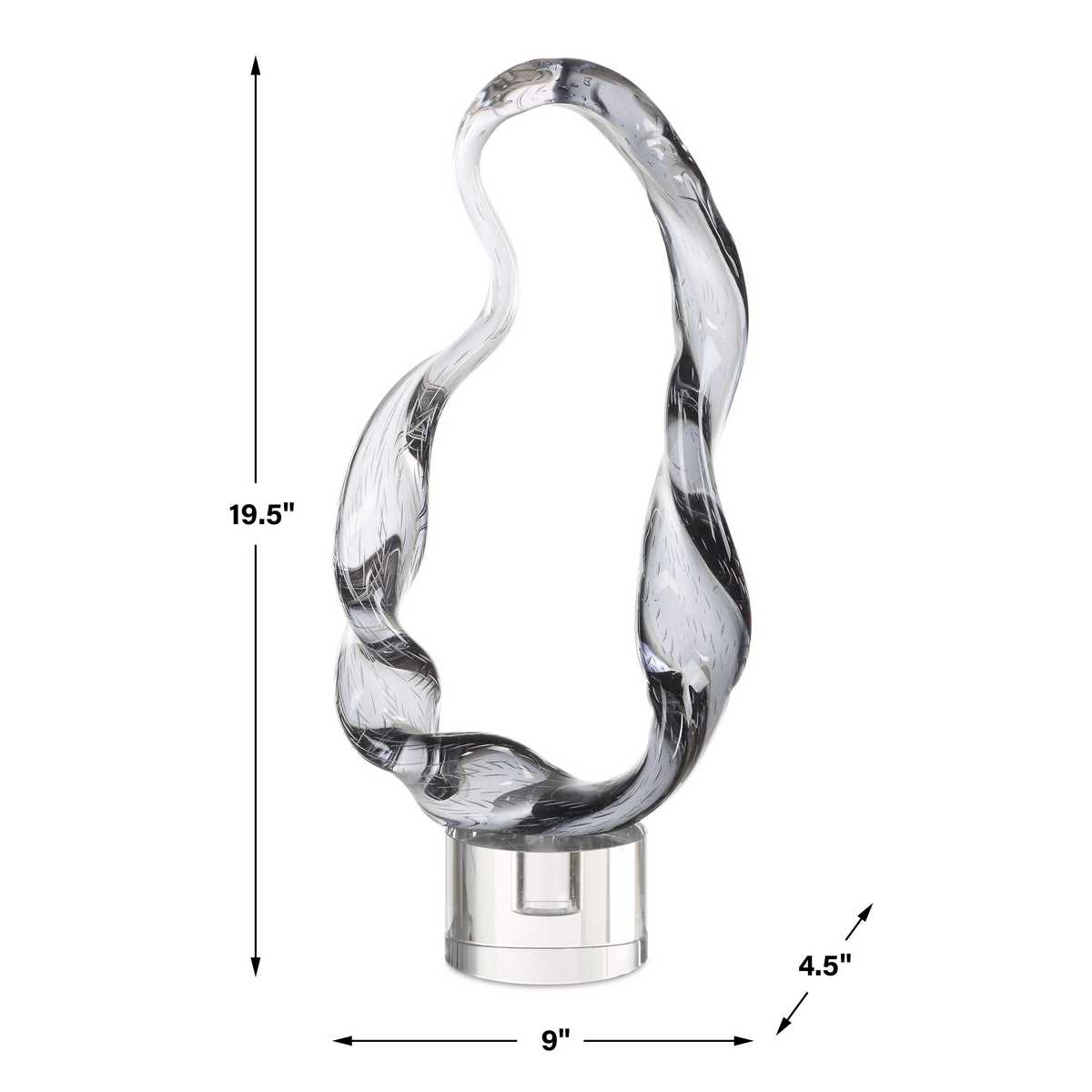 Uttermost Luminous Twist Sculpture - CLOSEOUT