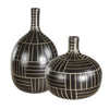 Uttermost Graphite Stride Vases, S/2 - CLOSEOUT