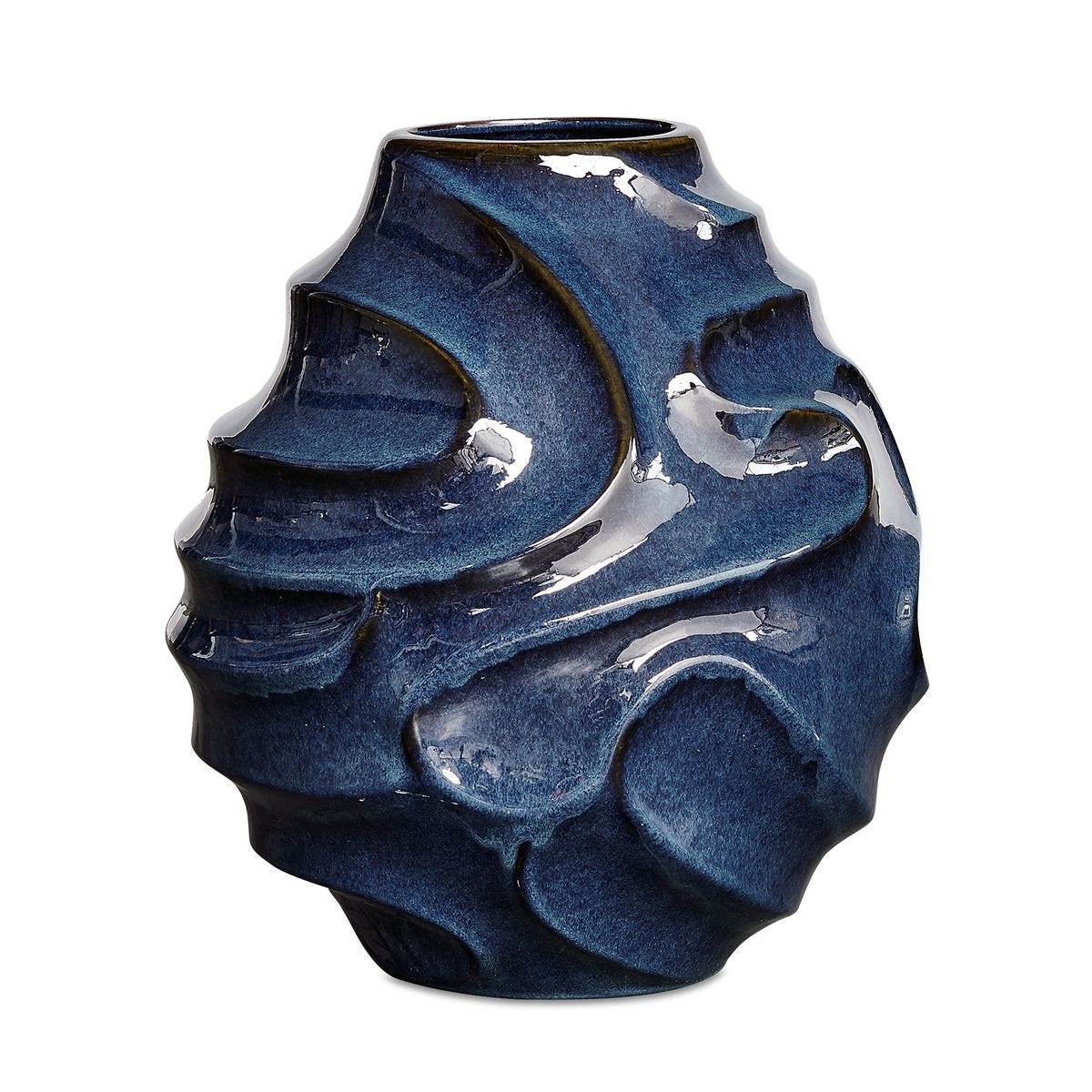 Uttermost Helix Swirl Indoor-Outdoor Vase - CLOSEOUT