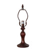 14" High Fabric & Fringe Roses Accent Lamp