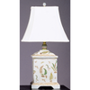 Danny's Fine Porcelain 25" Rect Cover Jar Lamp - Fern
