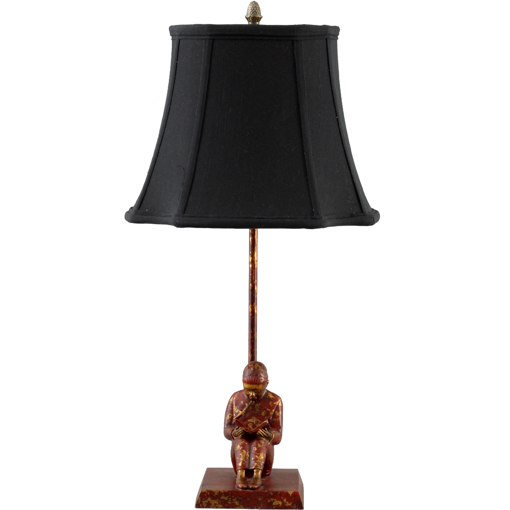 Danny's Fine Porcelain 20" Lamp - Reading Book