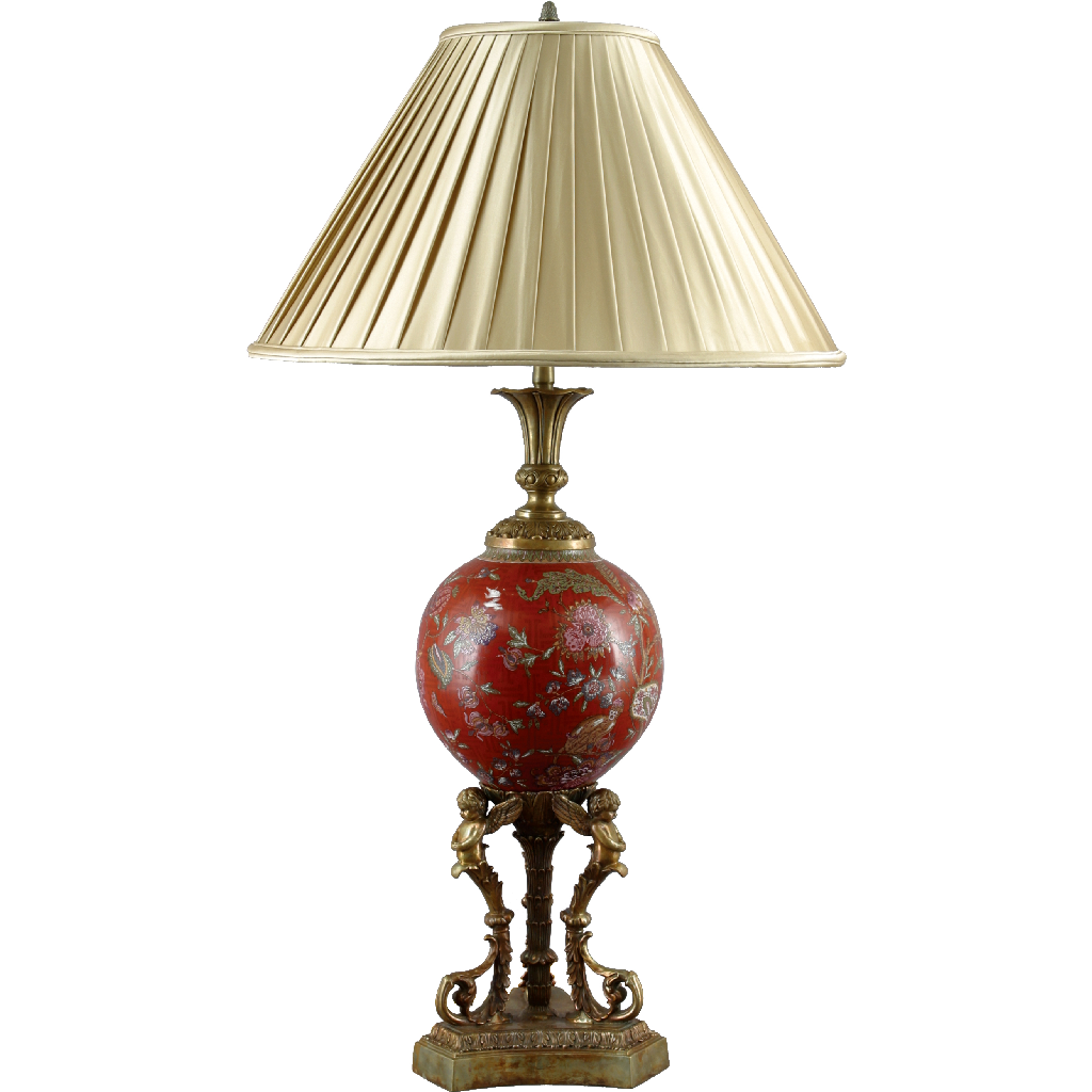 Danny's Fine Porcelain Cherub Lamp - CLOSEOUT
