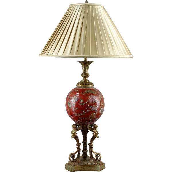 Danny's Fine Porcelain Cherub Lamp - CLOSEOUT