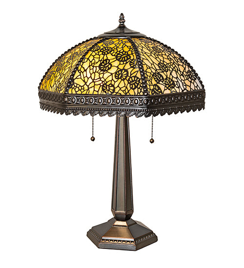 25" High Lotus Leaf Table Lamp