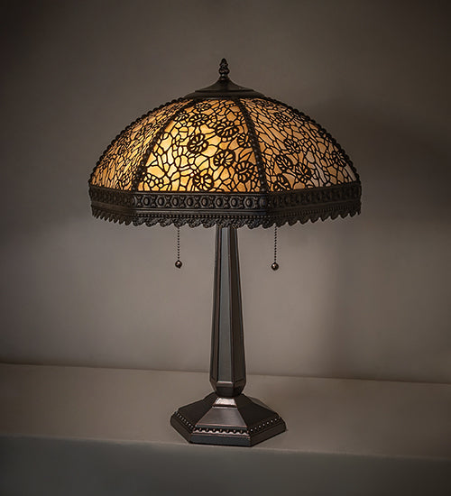 25" High Lotus Leaf Table Lamp