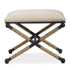 Uttermost Firth Small Bench, Oatmeal - CLOSEOUT