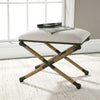 Uttermost Firth Small Bench, Oatmeal - CLOSEOUT