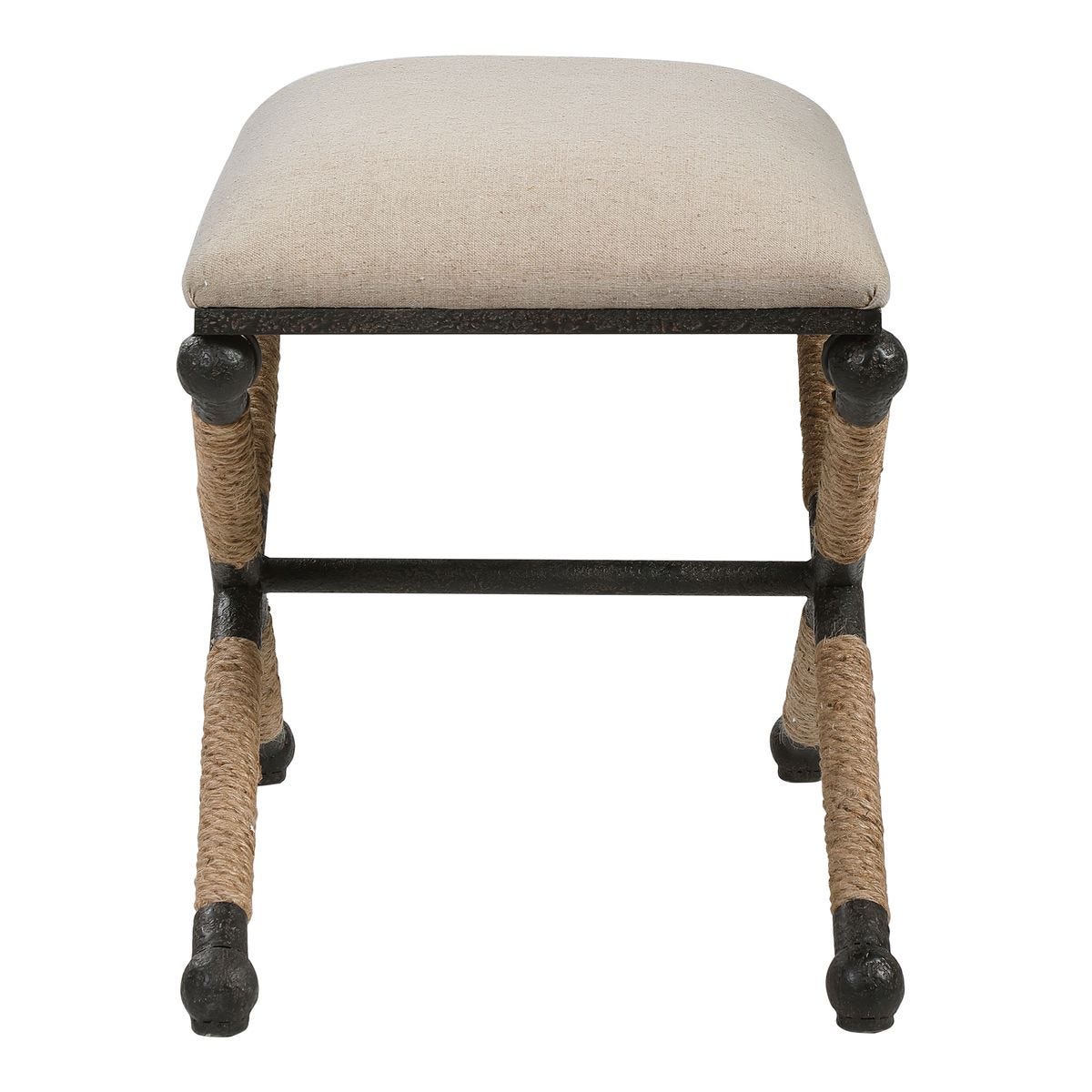 Uttermost Firth Small Bench, Oatmeal - CLOSEOUT
