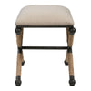 Uttermost Firth Small Bench, Oatmeal - CLOSEOUT