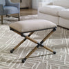 Uttermost Firth Small Bench, Oatmeal - CLOSEOUT