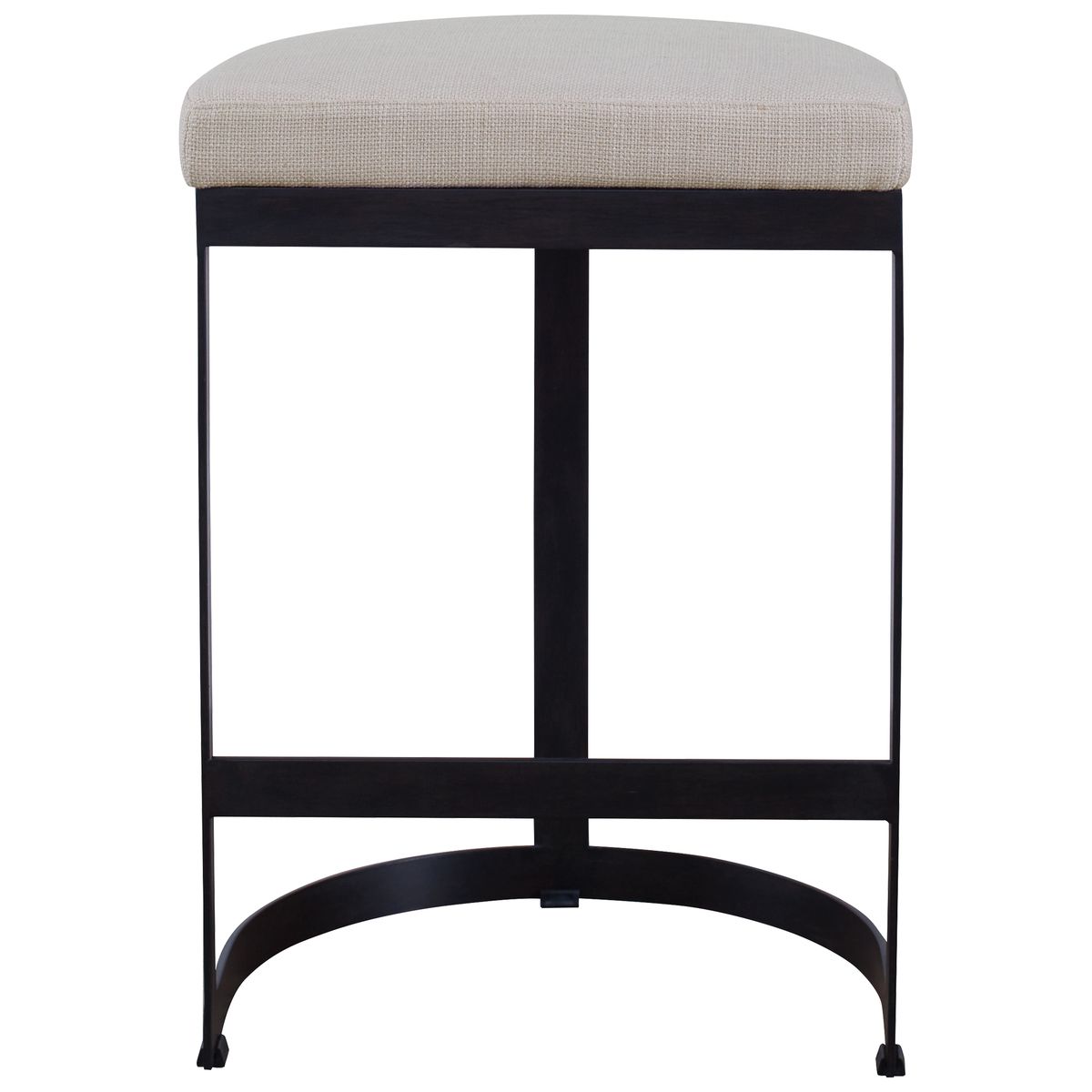 Uttermost Ivanna Counter Stool, Black - Beige - CLOSEOUT