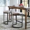 Uttermost Ivanna Counter Stool, Black - Beige - CLOSEOUT