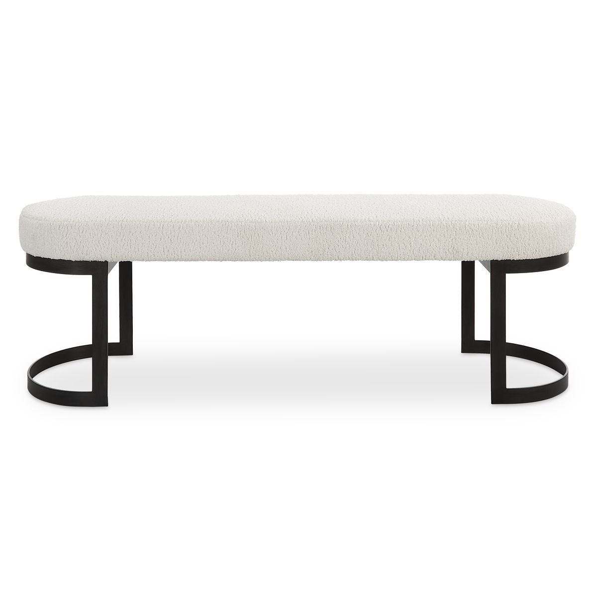 Uttermost Infinity Bench, Black - CLOSEOUT
