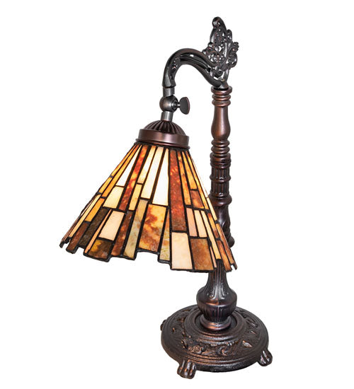 20" High Delta Jadestone Bridge Arm Table Lamp