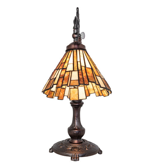 20" High Delta Jadestone Bridge Arm Table Lamp