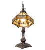 20" High Peaches Bridge Arm Table Lamp