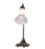 15" High Grey Pond Lily Accent Lamp