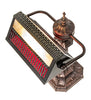 15.5" High Gothic Mission Banker's Lamp