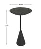 Uttermost Midnight Accent Table - CLOSEOUT