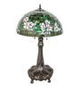 31" High Tiffany Banded Dogwood Table Lamp