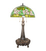 31" High Tiffany Banded Dogwood Table Lamp