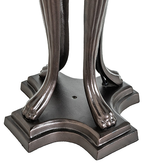 31" High Tiffany Banded Dogwood Table Lamp