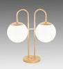 21" High Bola Deux 2 Light Table Lamp