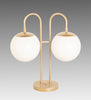 21" High Bola Deux 2 Light Table Lamp