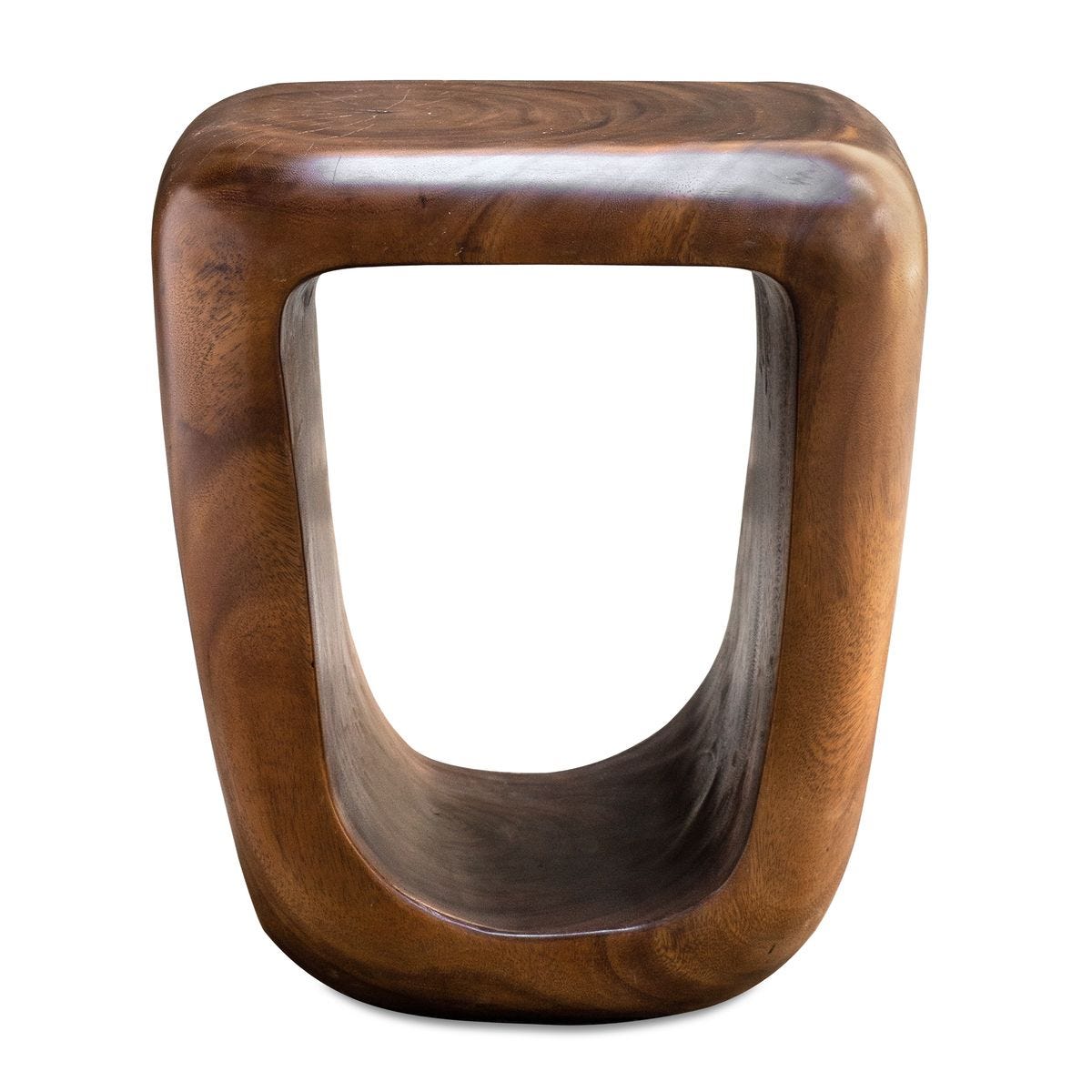 Uttermost Loophole Accent Stool, Natural Wash - CLOSEOUT